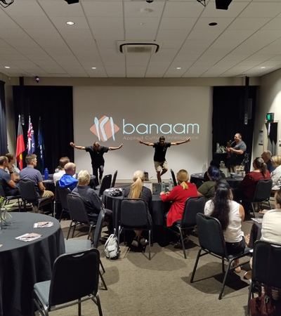 Banaam cultural intelligence workshop for corporate development at currumbin wildlife sanctuary